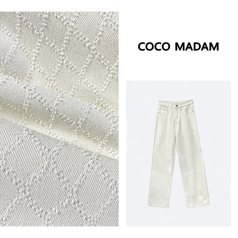 《An ni》Ani-B509 秋冬新款百搭显瘦高腰直筒牛仔裤