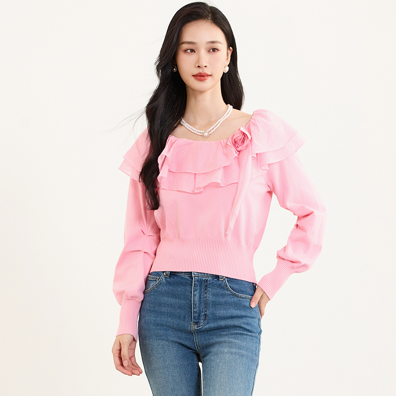 【达人专属】佳人苑毛衫女春季新款J415080