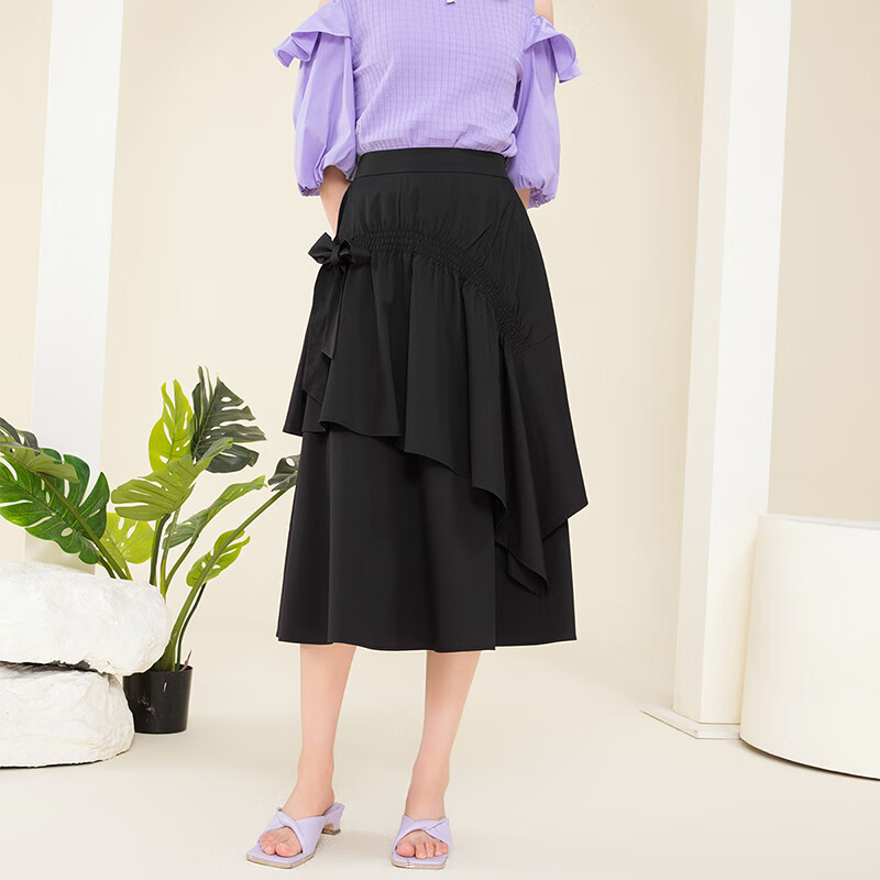 【品牌折扣】佳人苑半身裙2023年秋季新款J236007