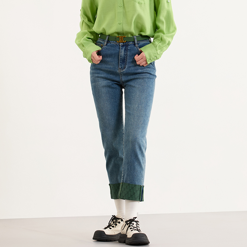 【达人专属】佳人苑休闲裤女春季新款J417023