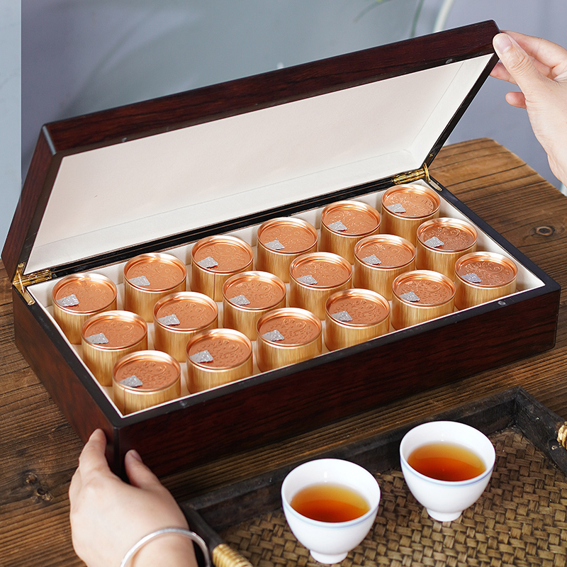 z武夷岩茶 正岩肉桂 高档实木礼盒 180g   .A