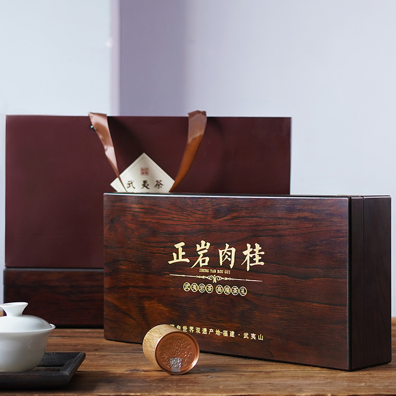 z武夷岩茶 正岩肉桂 高档实木礼盒 180g   .A