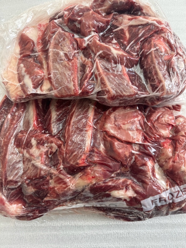 巴西进口原包装精品胸部牛肋条炖煮鲜嫩红烧牛肉原切去骨牛肋条