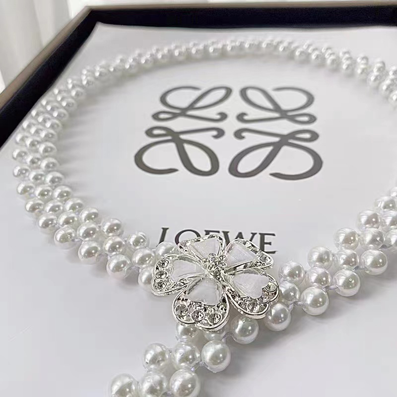 时尚腰带珍珠腰链