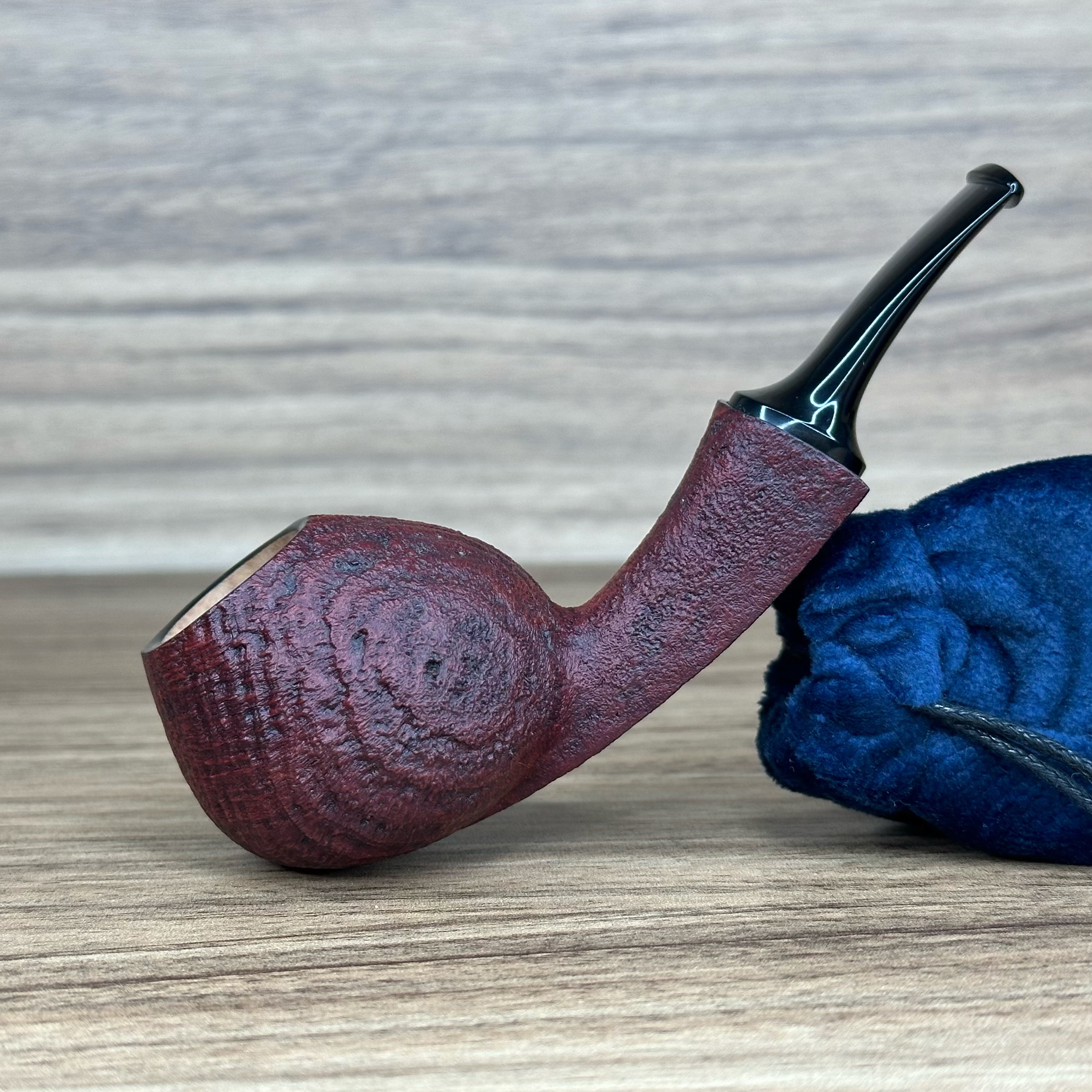医生高徒 帕维尔 双色切线河豚斗型石楠木手工烟斗