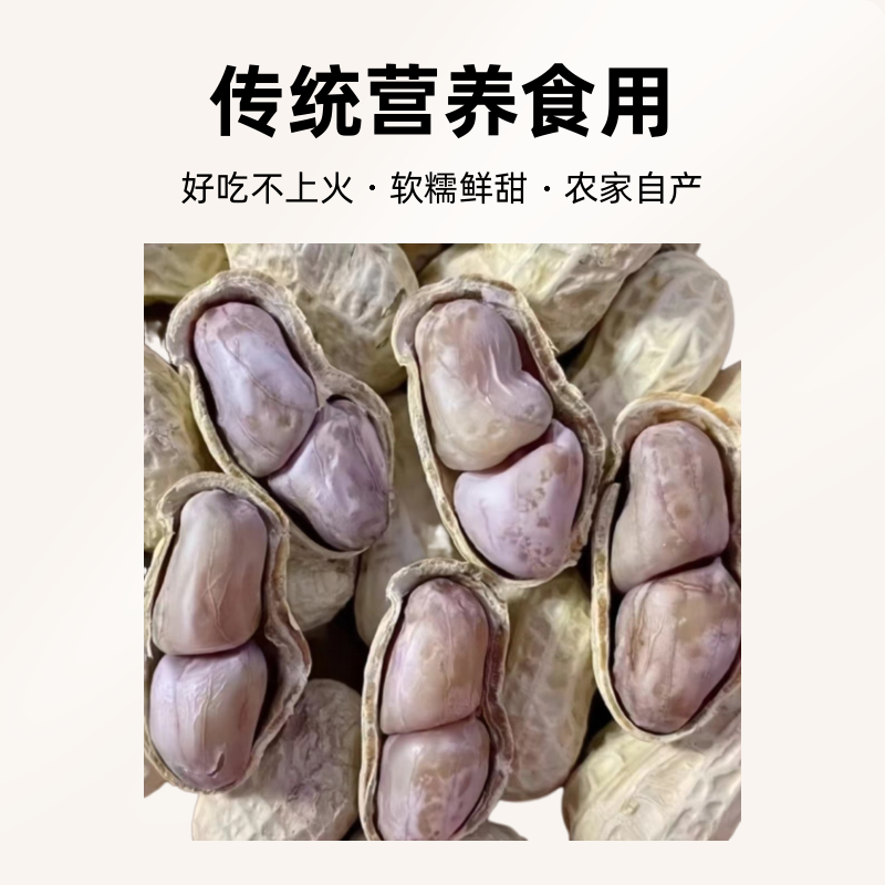 2025年河源市忠信红土白玉水煮咸干花生传统营养食用即食美味甄选