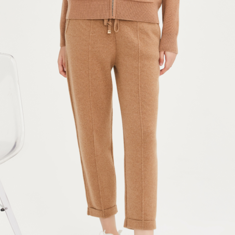 《粉丝专享》米皇加厚宽松休闲针织女士哈伦裤522148