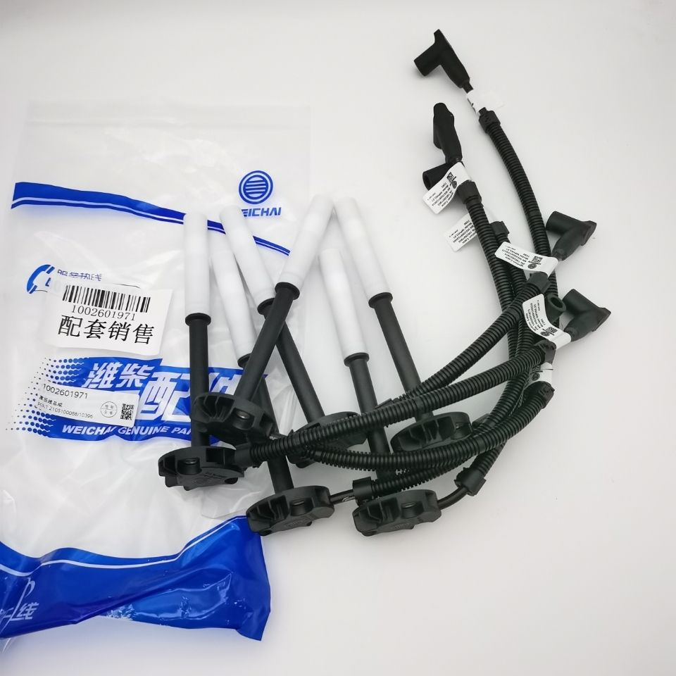 潍柴天然气国六P10H高压线缸线适用陕汽解放悍威350马力原厂正品