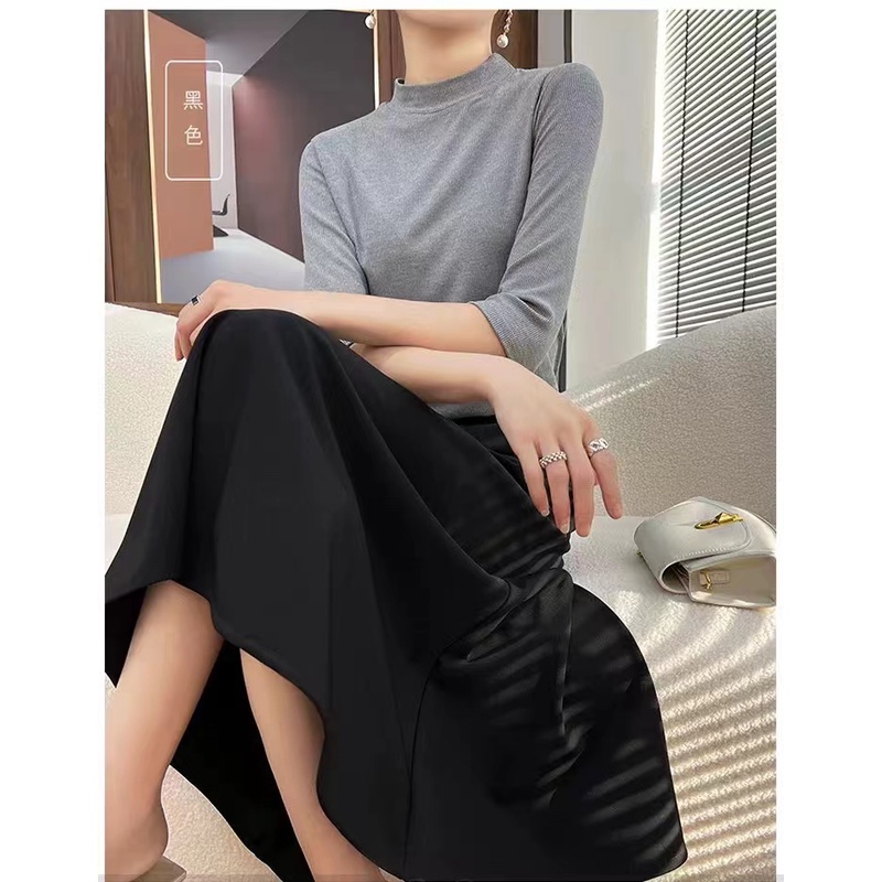 秋季新款高腰半身裙大摆裙女