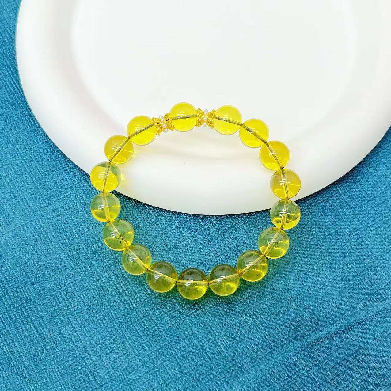 【月亮姐专属】传承高端珠宝天然7A净水蓝珀卡10 单珠（赠包装）Y21