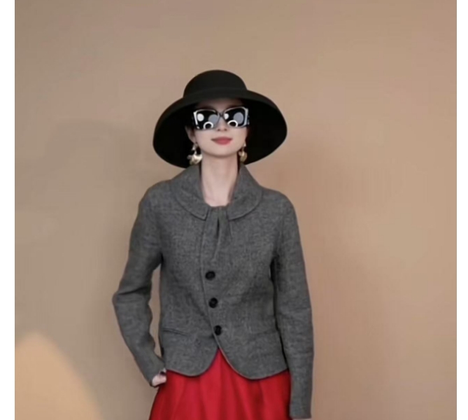 小井定制私服2【都市腔调】202秋冬新款女装上衣外套时尚洋气穿搭