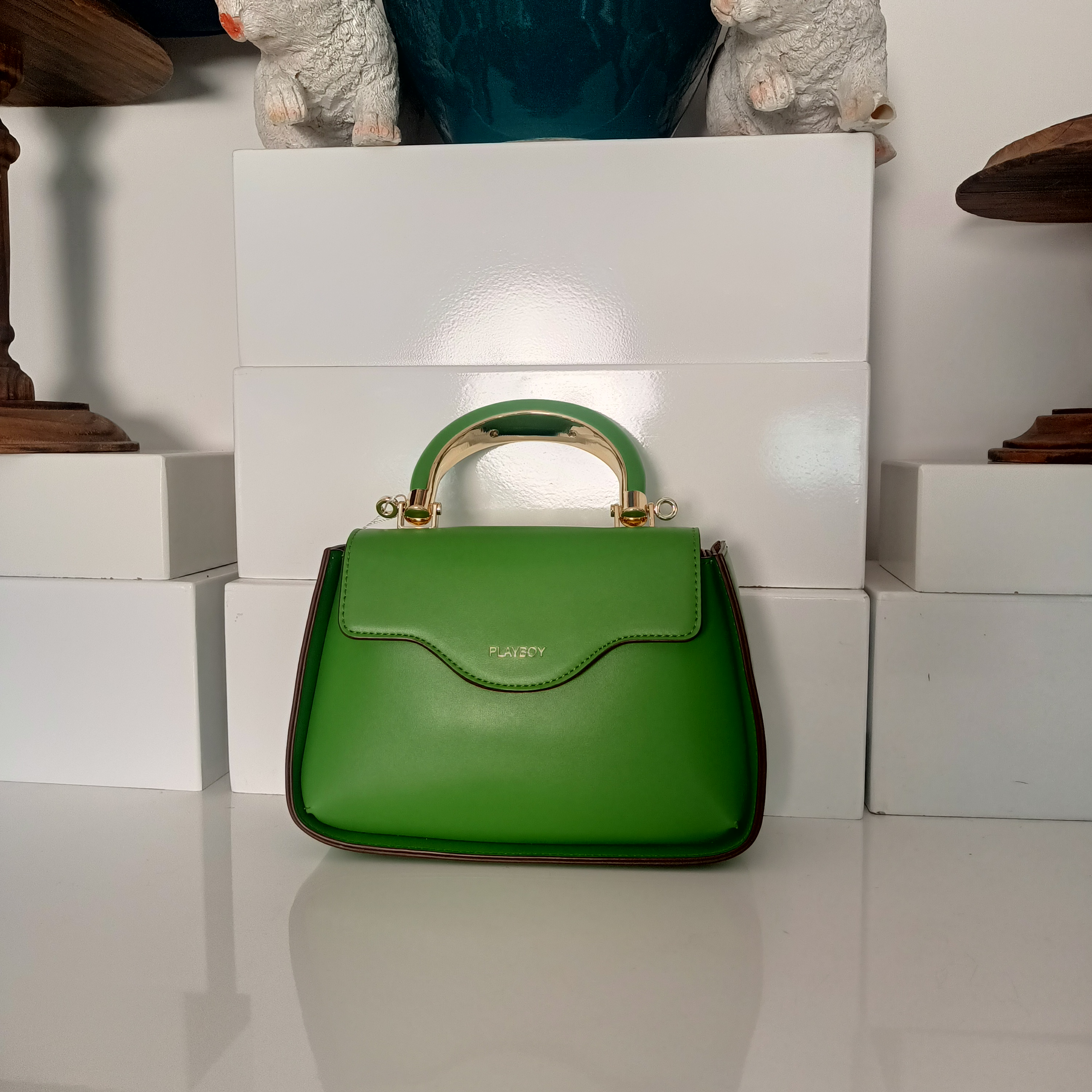 女包轻奢时尚百搭绿色女士小众气质简约潮流设计师质感单肩斜跨包