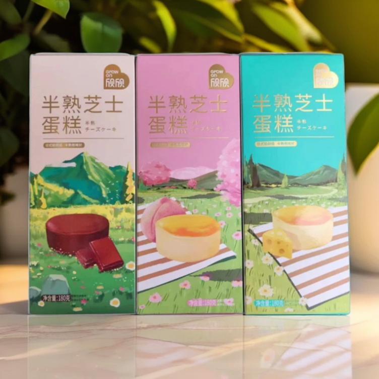 欣欣半熟芝士蛋糕代餐早餐面包点心下午茶休闲零食原味