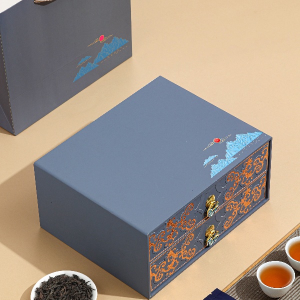 【小艾专属】印象山水双抽屉大红袍茶礼礼盒400g