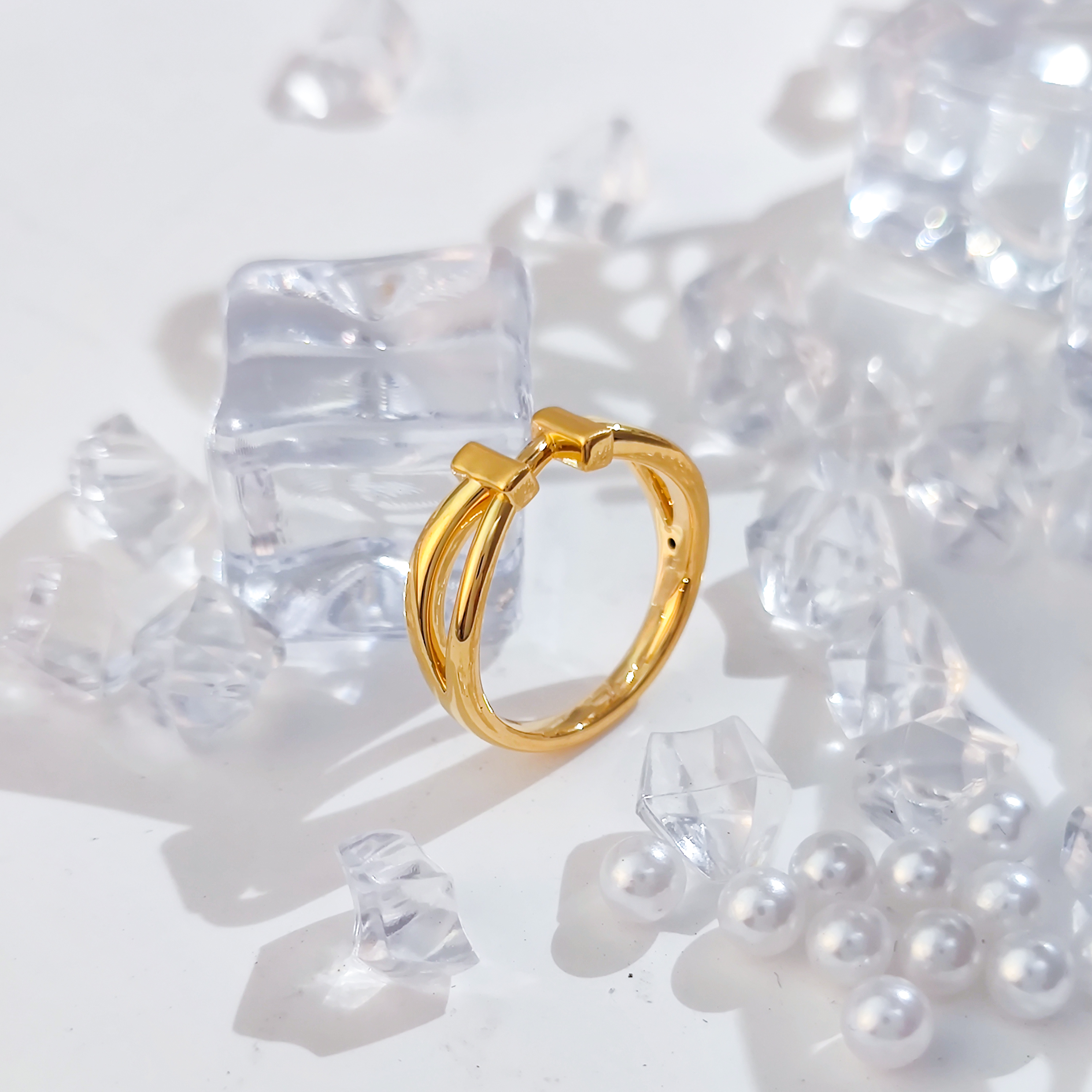 【国潮】足金999 几何艺术戒指1.35 16圈口