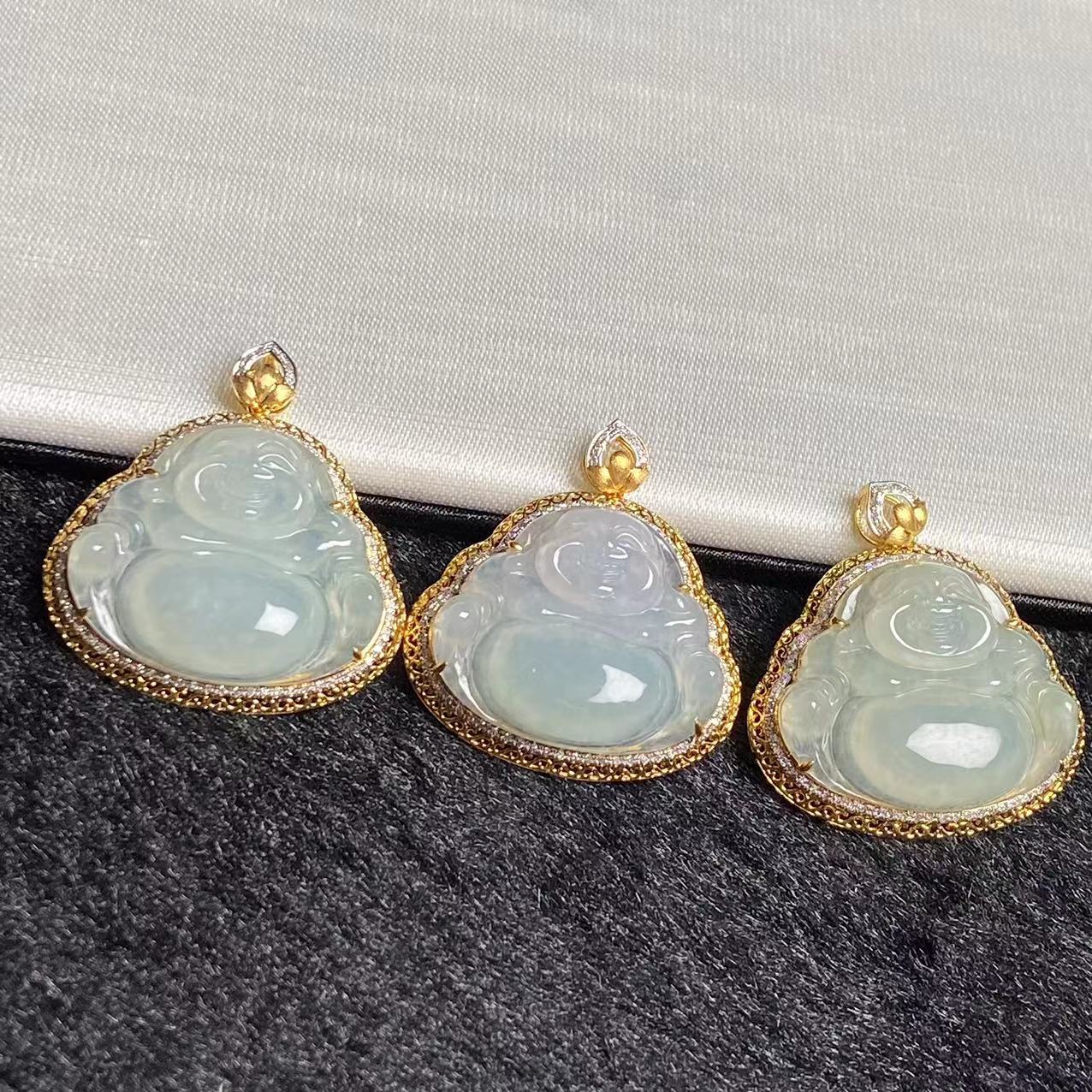 12659天然A货翡翠【佛公】多样性发一个