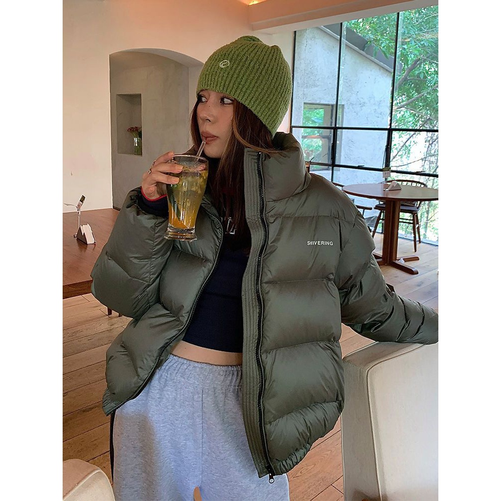 波司澄户外外套棉服新款冬季韩版加厚修身百搭洋气保暖长袖面包服