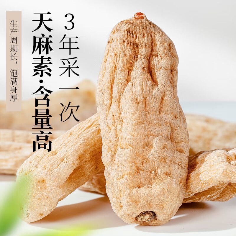 正宗云南昭通小草坝乌天麻干货可直播打粉林下彷野种植产地直发