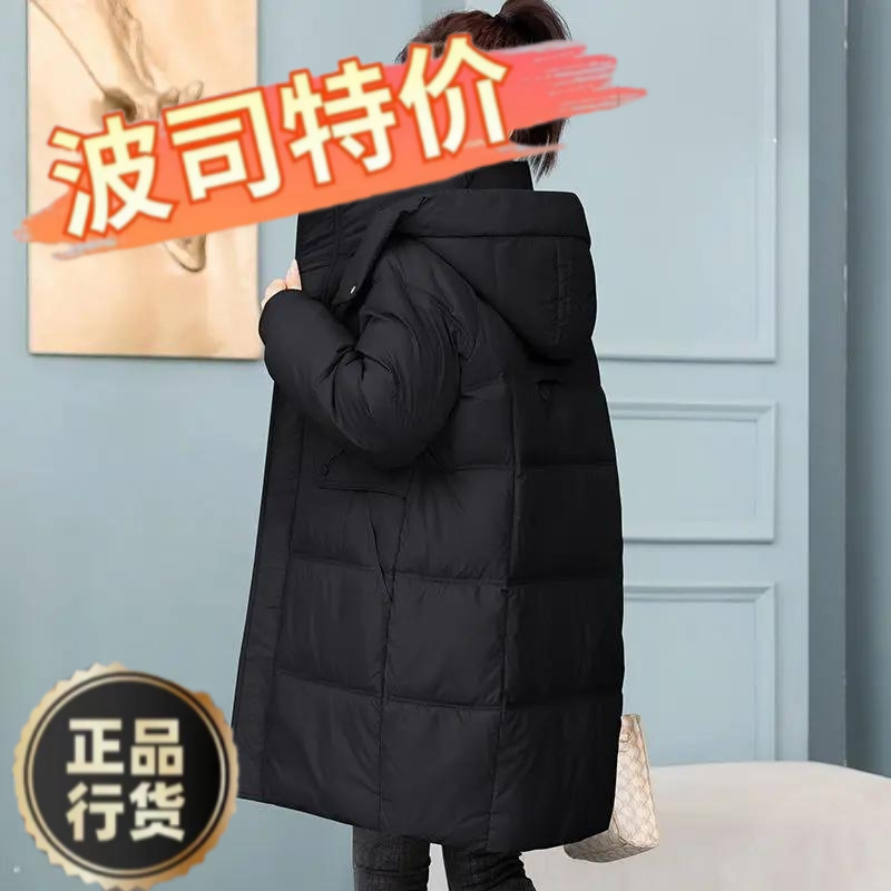 新款爆款女潮中长款韩版宽松衣新款袄加厚冬季