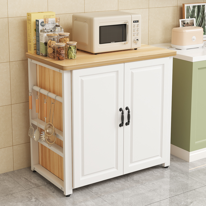 琪享厨房置物架多层收纳架落地式多功能家用碗碟橱柜储物架烤箱架