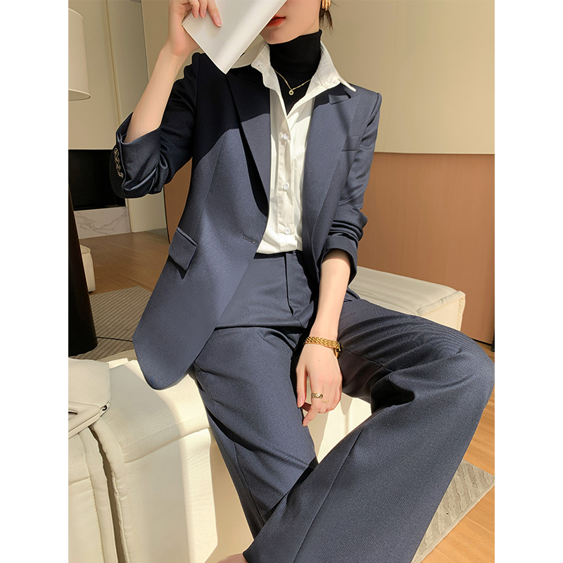春秋休闲西装套装女2023新款高级感时尚气质女神范高端职业装西服