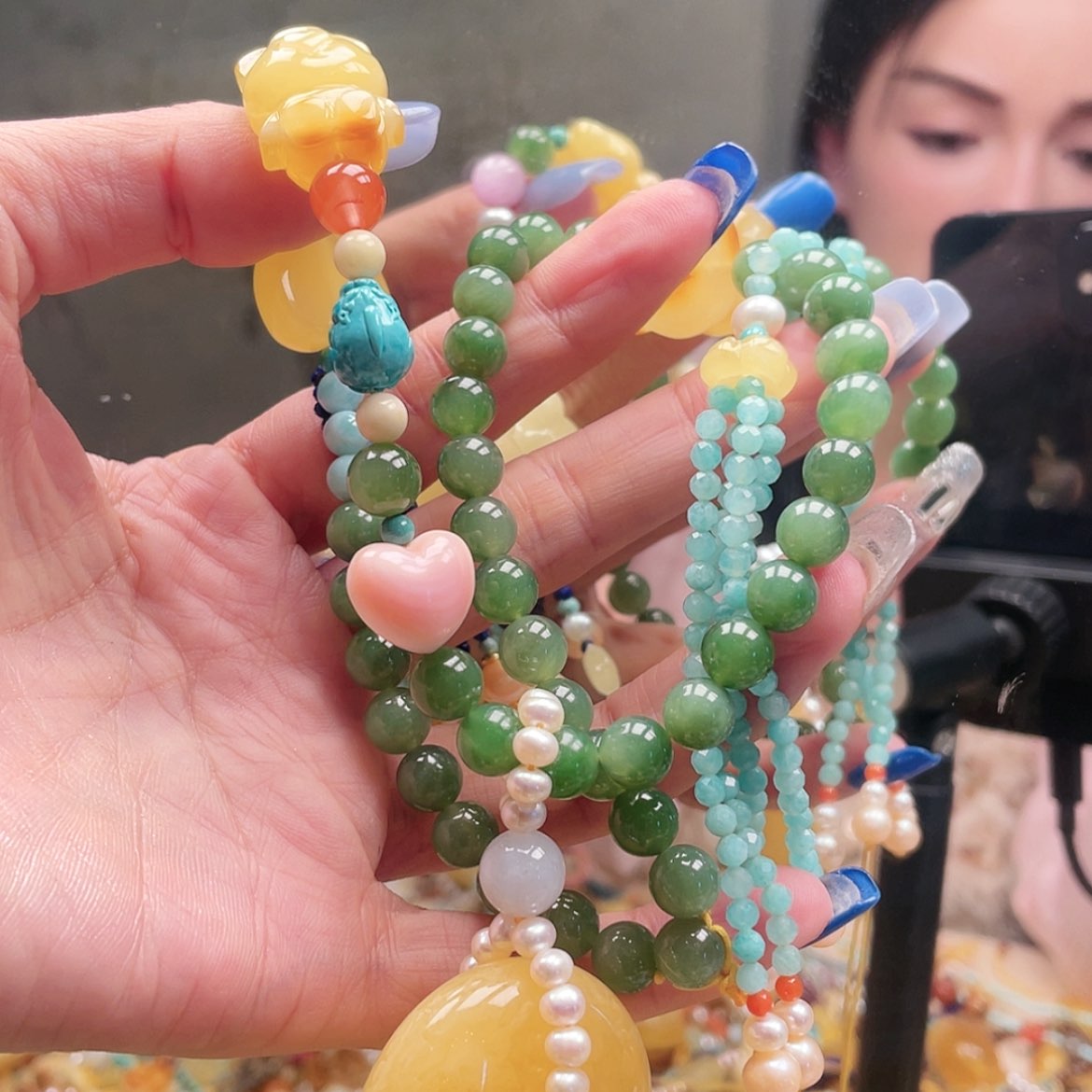 【闪购商品】琥珀颈饰未镶嵌