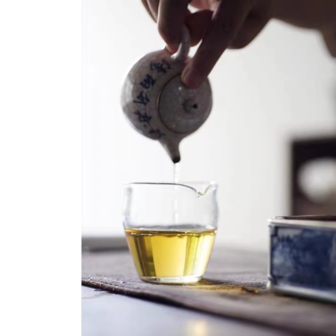 小容量玻璃公道杯小壶专用分茶器茶具中式茶道防烫创意