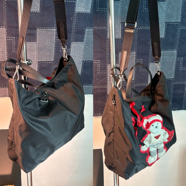 95新 Prada/普拉达 牙牙 纪念款托特包