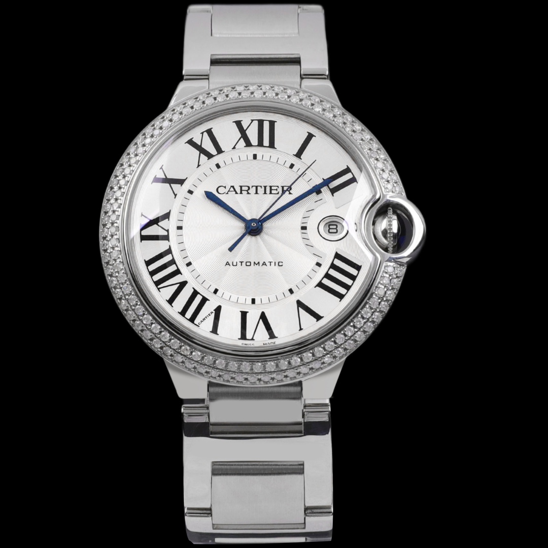 99新 Cartier/卡地亚 大牛二手/蓝气球/W69012Z4/42mm/单表后改