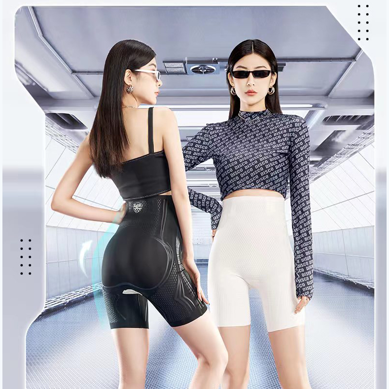 张平【品牌】高端三分液态裤女夏内外穿高腰塑身瑜伽运动美体塑形裤