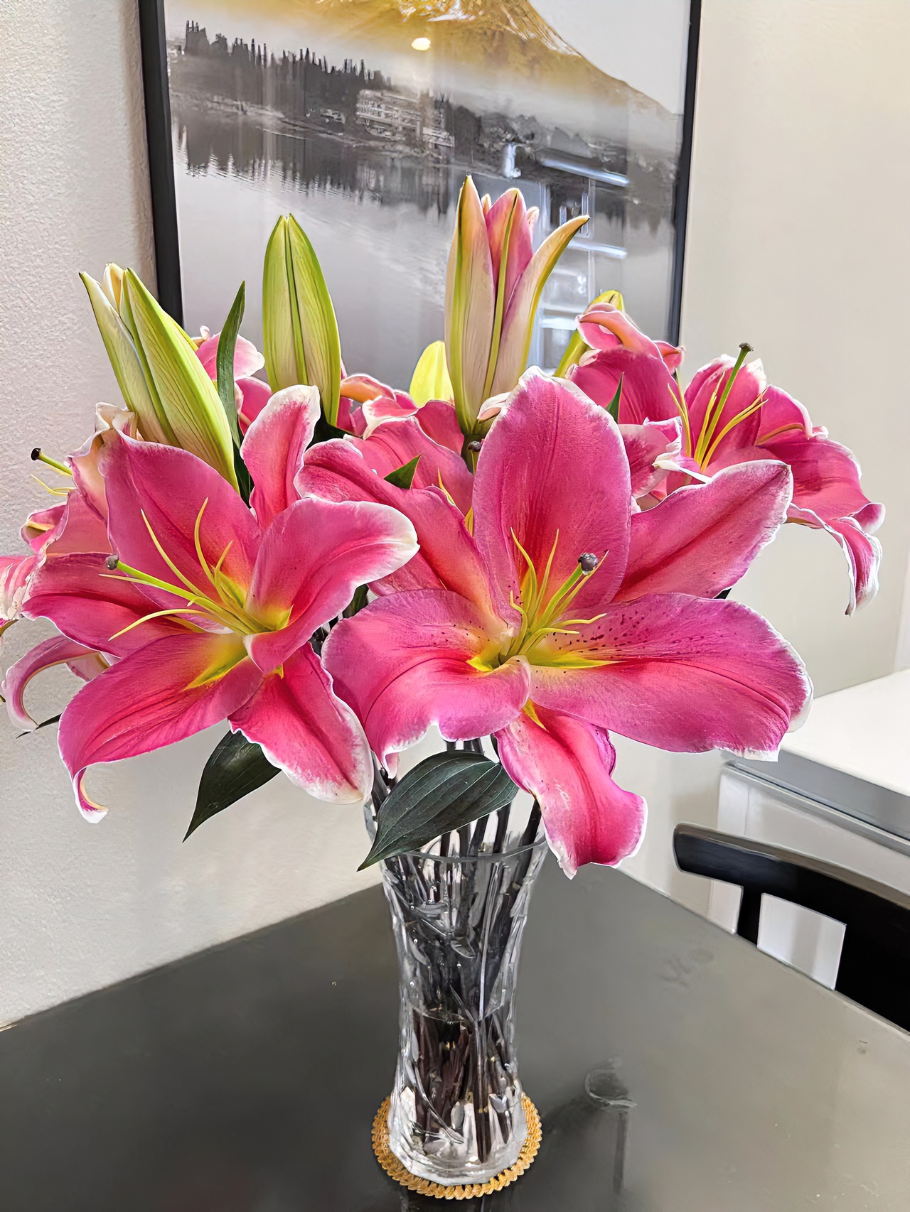 【长花期】特红香水百合花（地区颜色香味有差异介意慎拍）