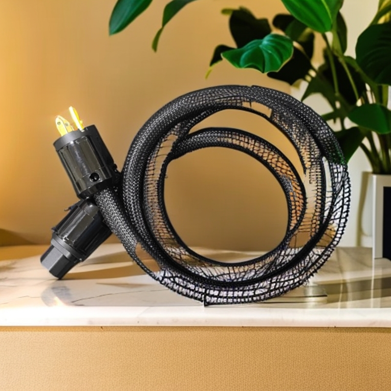 镀金播头电源线（价格为一条，长度1.5米）