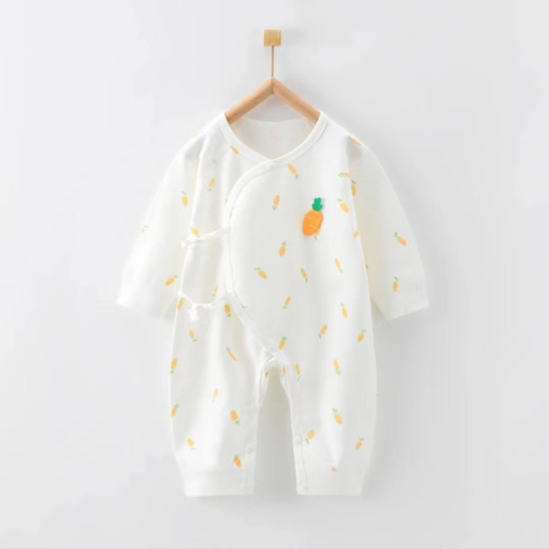 （微瑕慎重购买）婴幼儿秋冬季纯棉新款外出连体衣套装【编码链接】