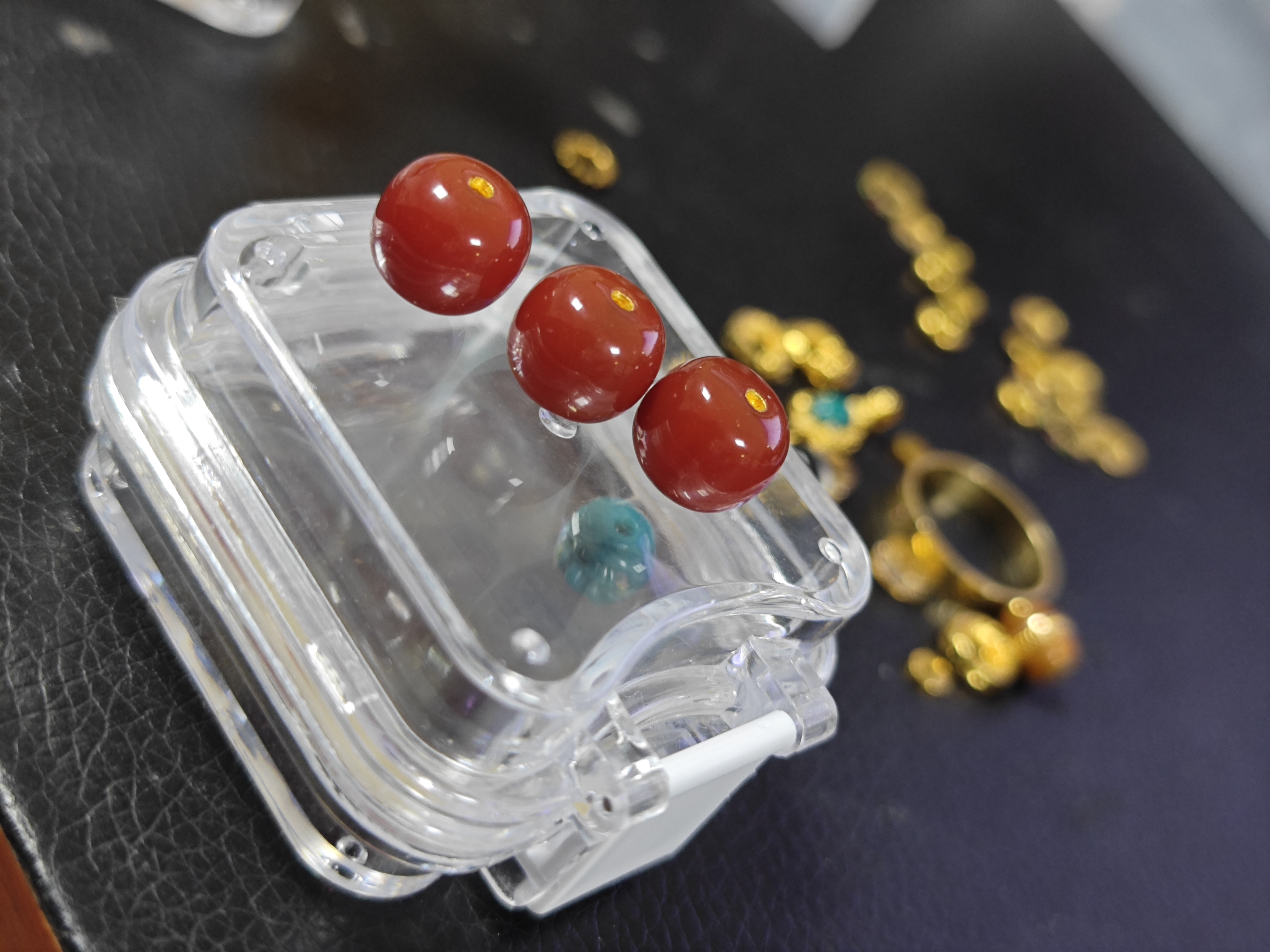 南红老型单珠10mm+