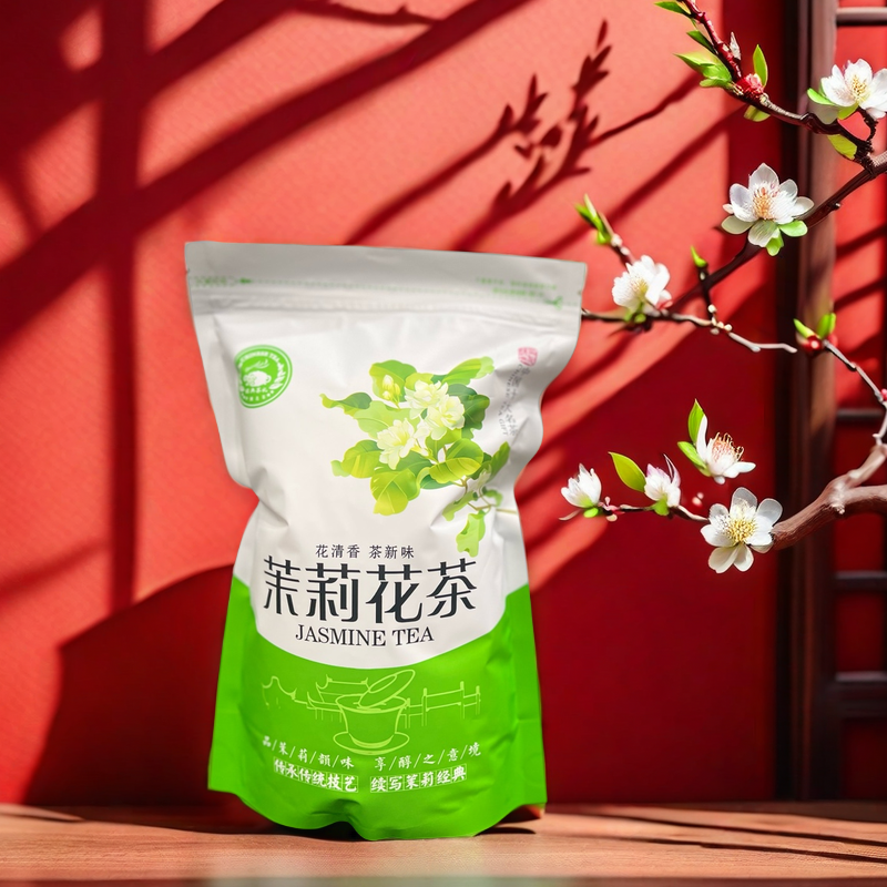 【福州9窖茉莉花茶】茉莉花茶2024新茶茶叶传统工艺经典茶香清凉茶