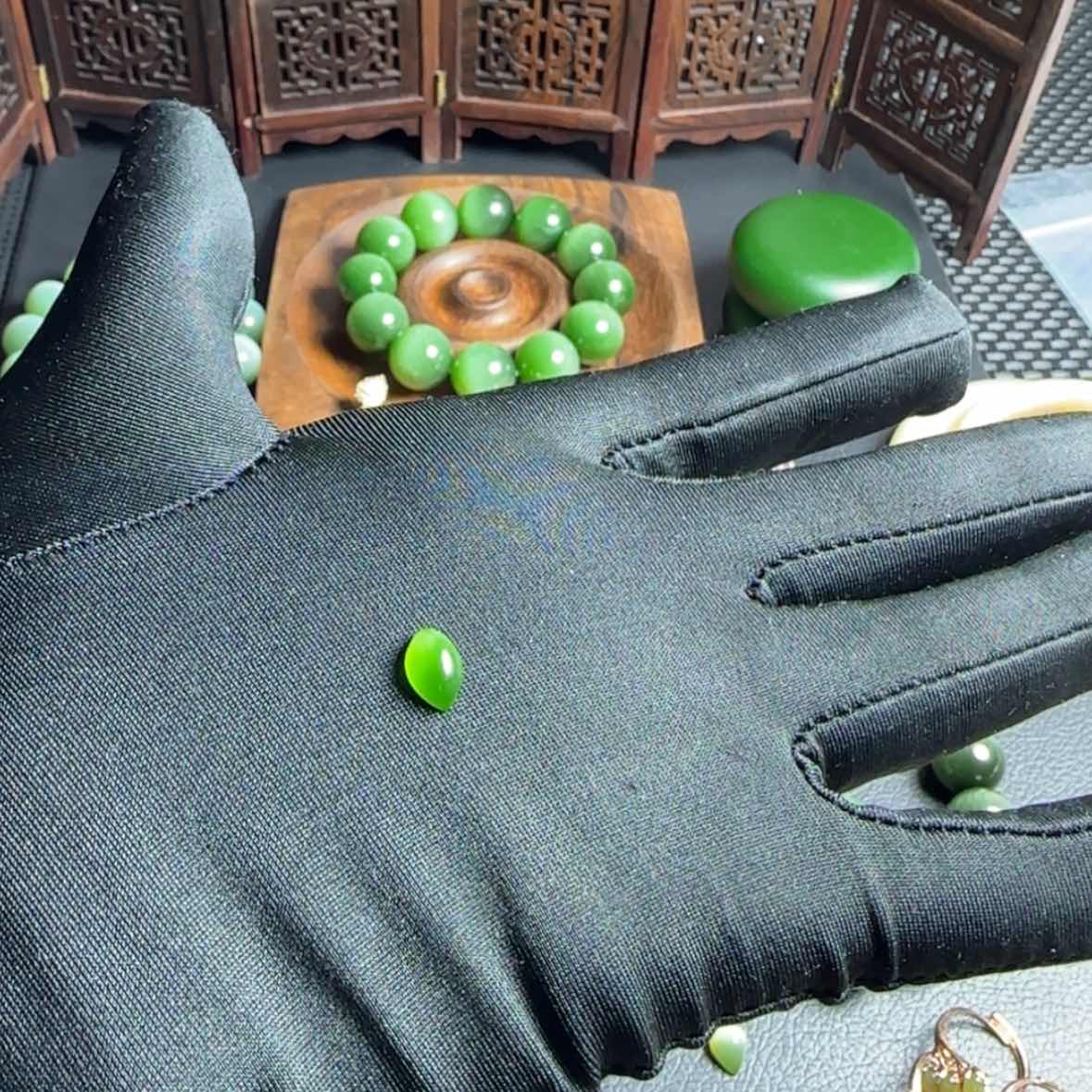 【闪购商品】和田玉（碧玉）珠宝半成品未镶嵌雁****来