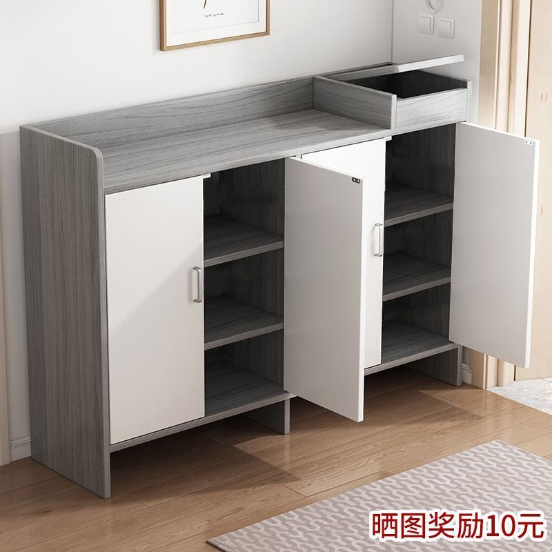 鞋柜门口家用楼道入户门玄关柜一体简易阳台收纳经济型小户型鞋架