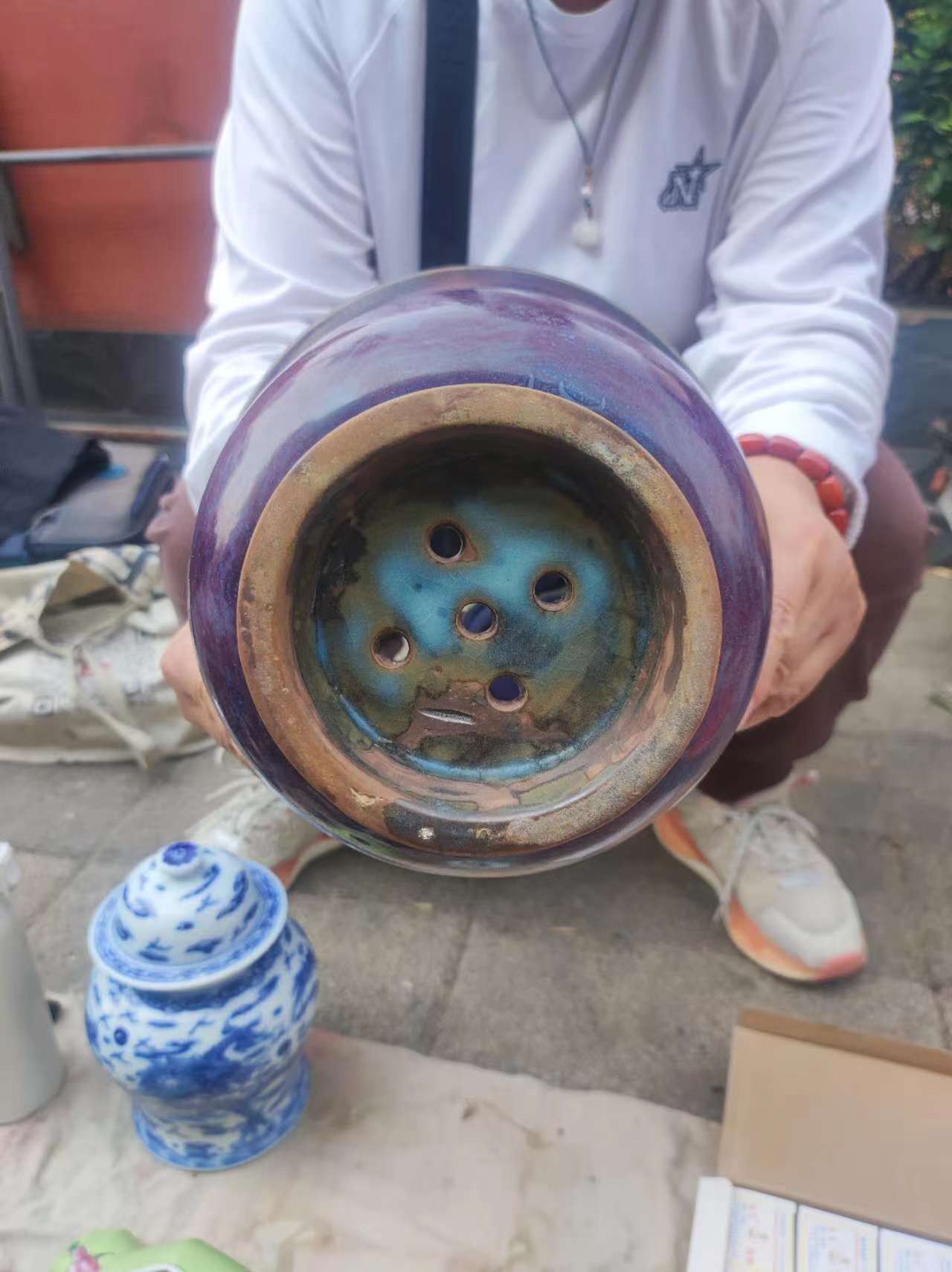 钧窑花盆（见实物）一物一价