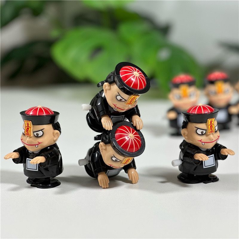 会走摇摆小僵尸新奇特发条中国僵尸摆件小孩有趣好玩搞怪解压玩具