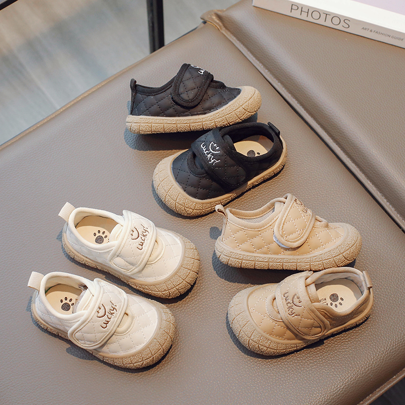 16-25码宝宝春季软底学步鞋男女宝舒适包头防踢不掉幼儿园室内鞋