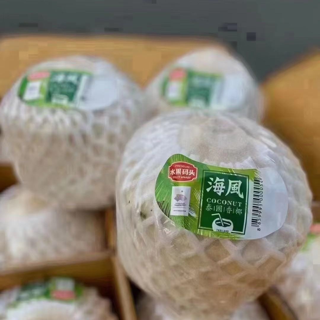 【鲜果速送】海风椰青一个一斤左右一箱9个（满40同城配送）