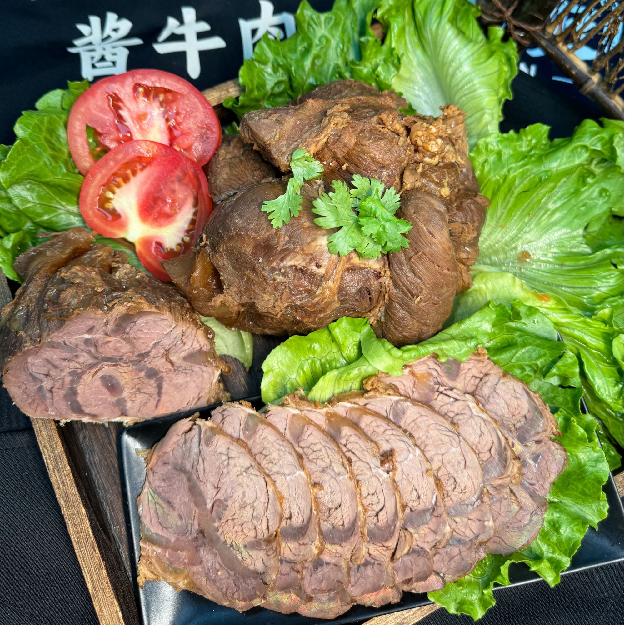 牧牛班清真酱牛腱子肉河南特产黄牛肉卤味熟食5斤即食顺丰包邮
