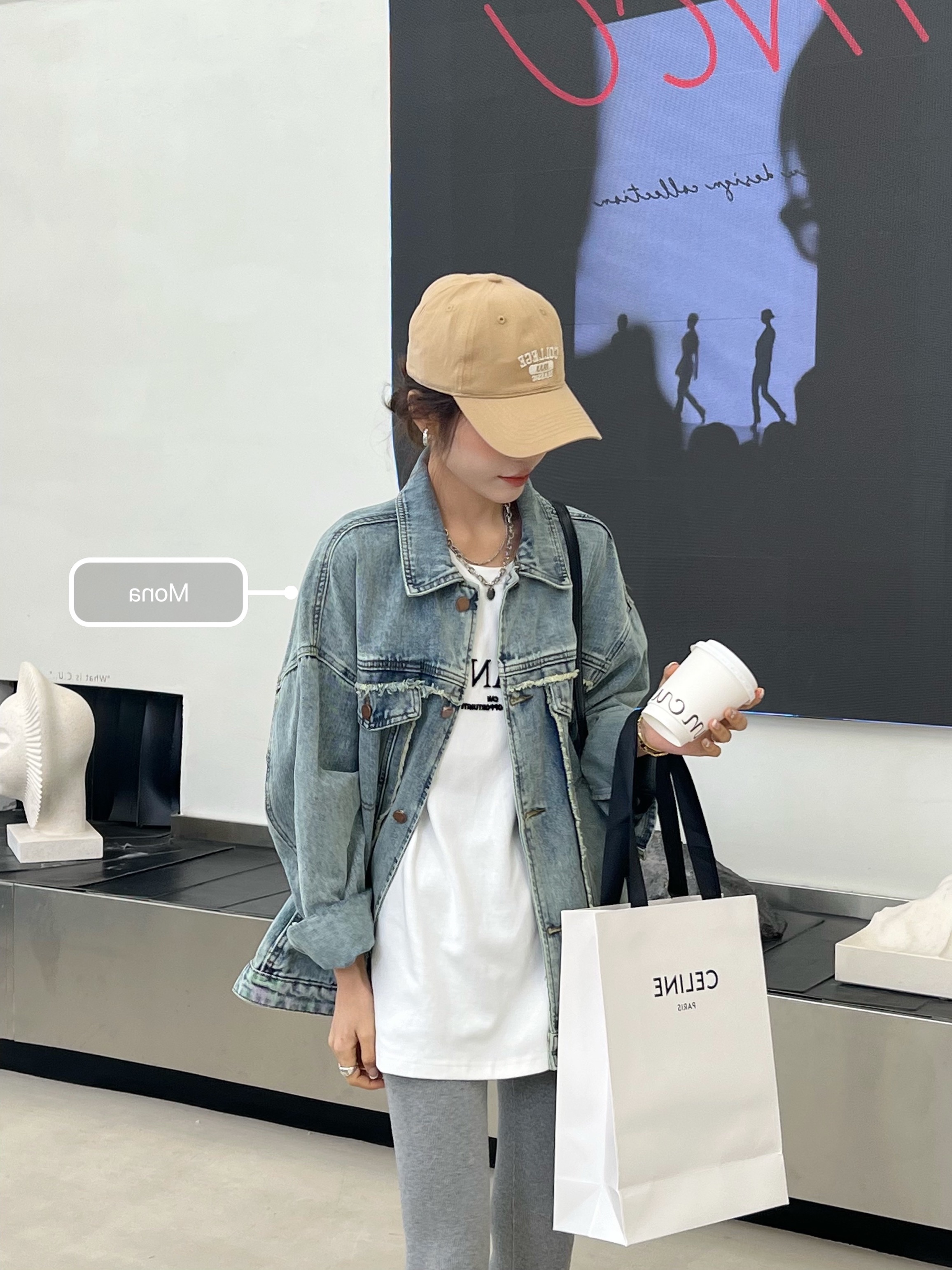 百搭新款大版复古牛仔外套韩版宽松休闲