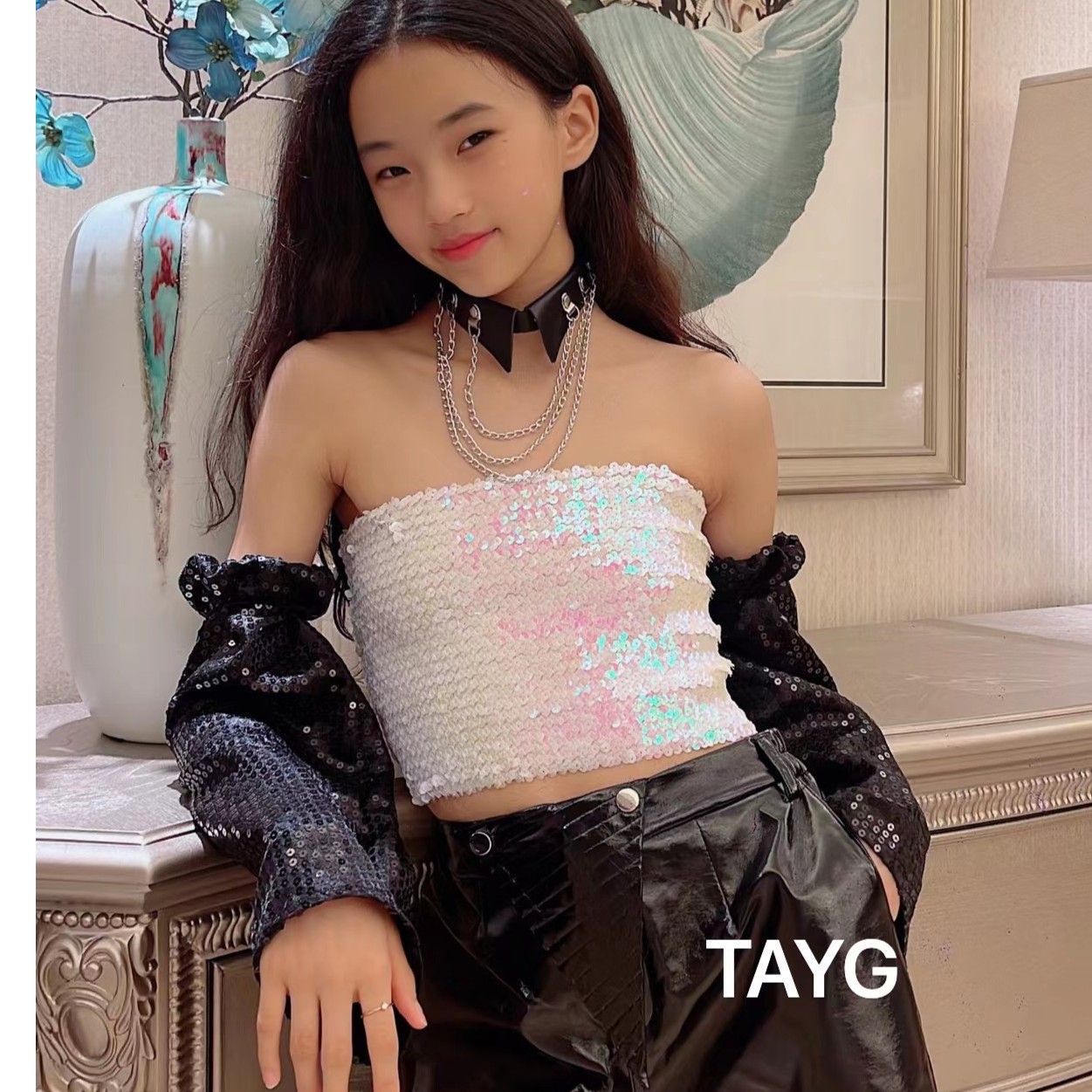 2023年新款短裤科技风皮裤设计师百搭黑色