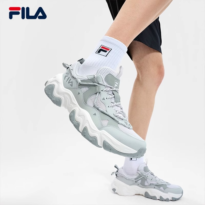 Fila/斐乐25年新款【猫爪5代】高透气软底情侣运动鞋F12M532181A