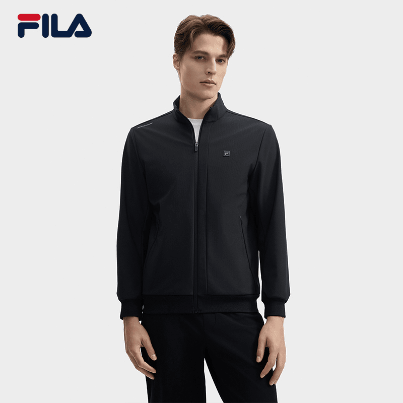 Fila/斐乐针织长袖外套立领亲肤舒适时尚休闲百搭商务F61M543599A