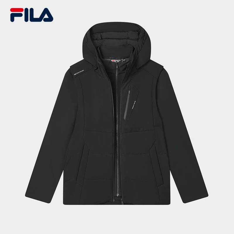 Fila/斐乐男【秋冬抓绒外套三合一】保暖羽绒马甲两件套F61M543997A