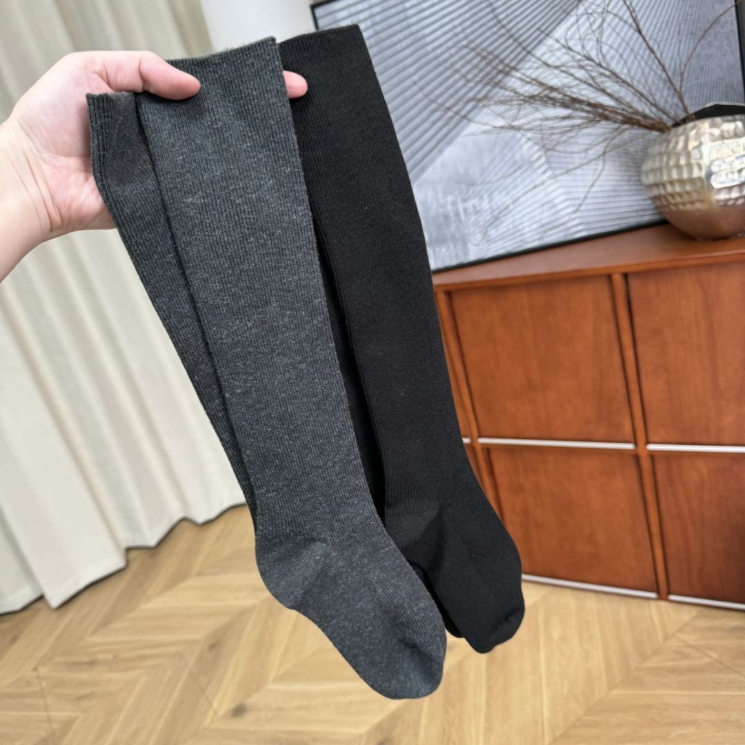 【小腿袜】W-8705美丽奴羊毛袜一比一双针螺纹手工对目小腿袜