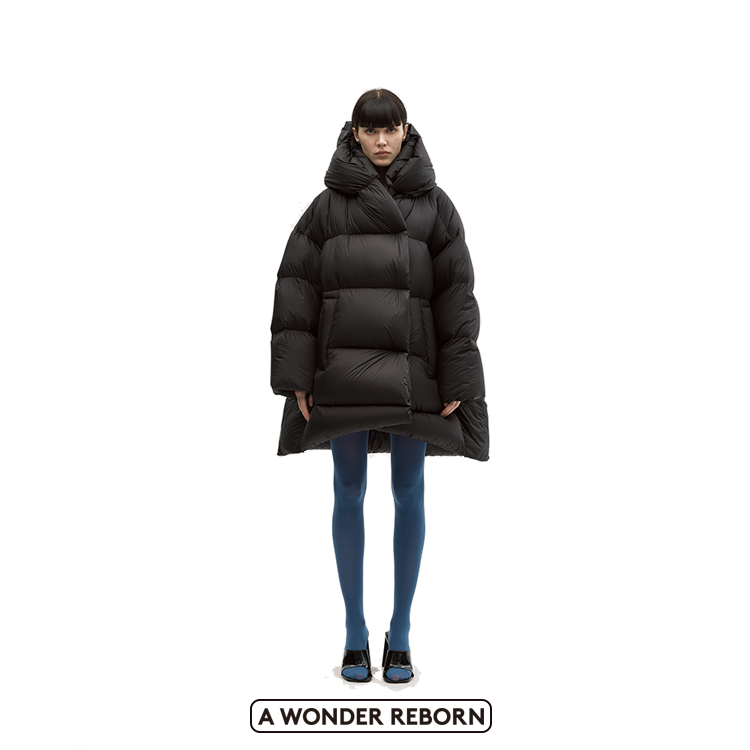 AWR设计师品牌双门襟羽绒服长款冬季新款