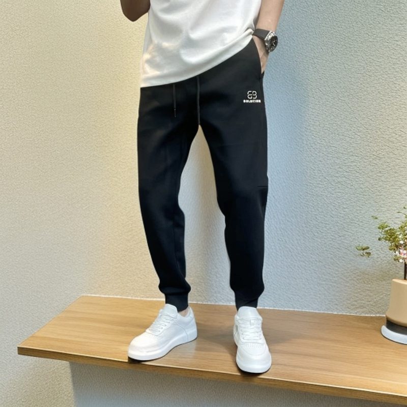 【小俞服饰】秋季新款男士百搭卫裤时尚潮流弹力休闲裤小脚